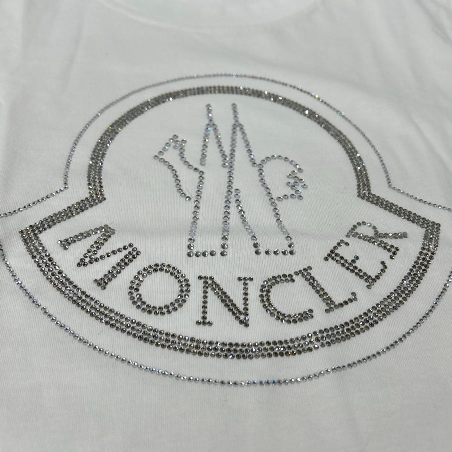 MONCLER（モンクレール） 美品 ラインストーンロゴ T-SHIRT Tシャツ XS