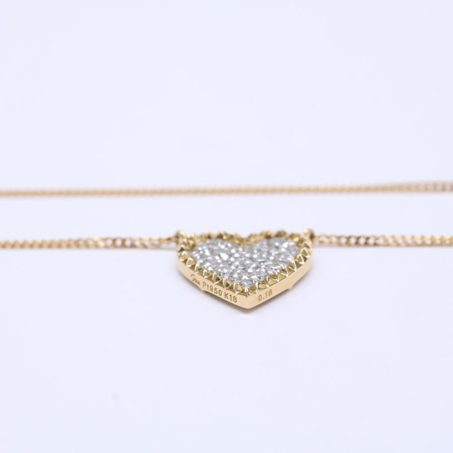 美品 STAR JEWELRY スタージュエリー 1ZN1168 K18×Pt950 D0.16ct