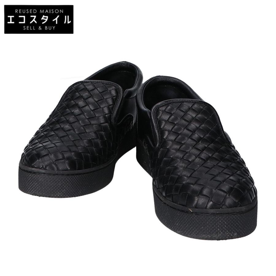 ボッテガ ヴェネタ 38 25 フラットシューズ レザー 本革 ブラック 黒 BOTTEGA VENETA - ボッテガ ヴェネタ 38 25 フラットシューズ レザー