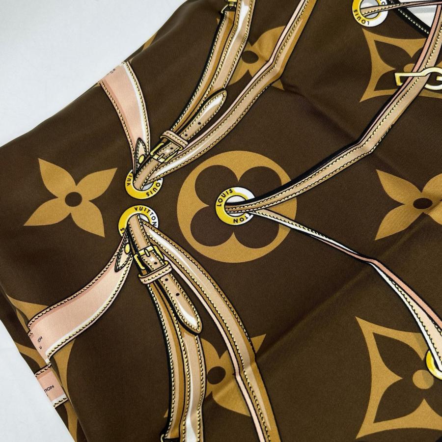 新品同様/ LOUIS VUITTON ルイヴィトン マロン カレ90 M77639
