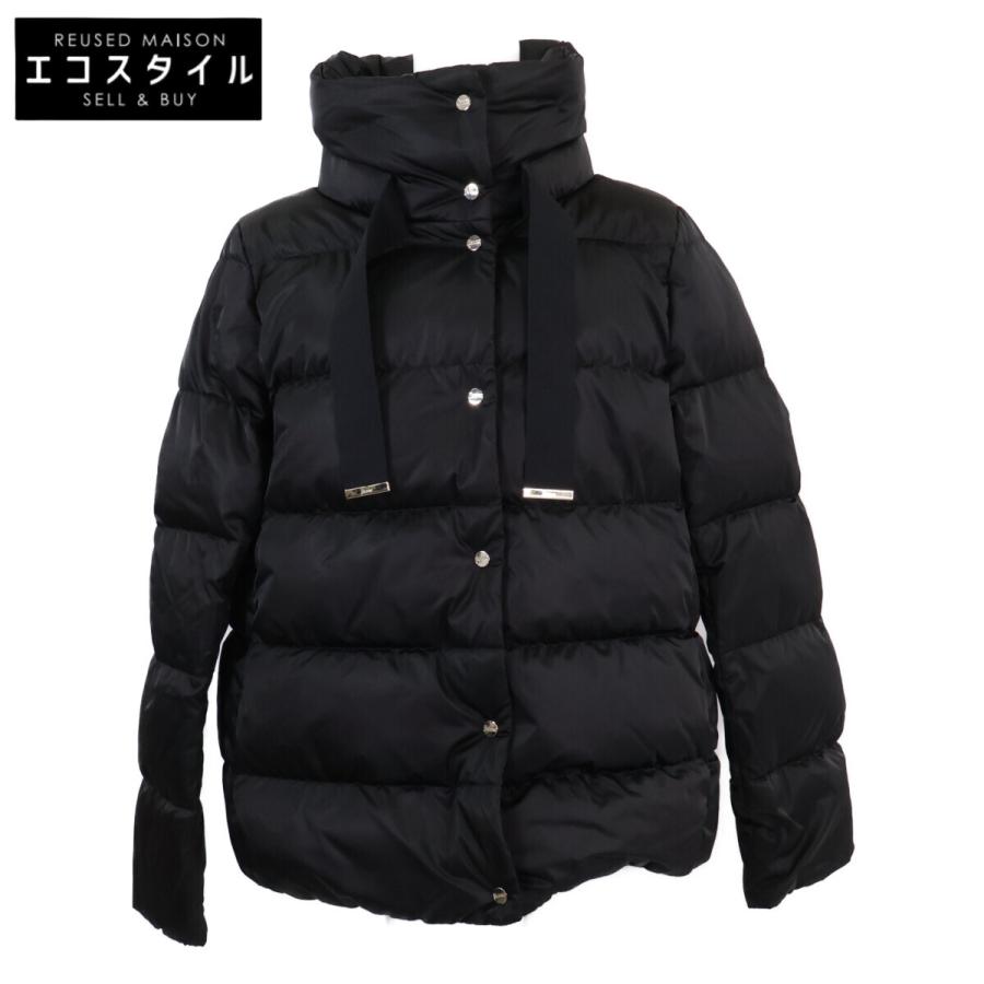 HERNO（ヘルノ） 美品 国内正規 PI001936D ブラック RASO ダウンジャケット 42 レディース : ブランドリユースショップ ...