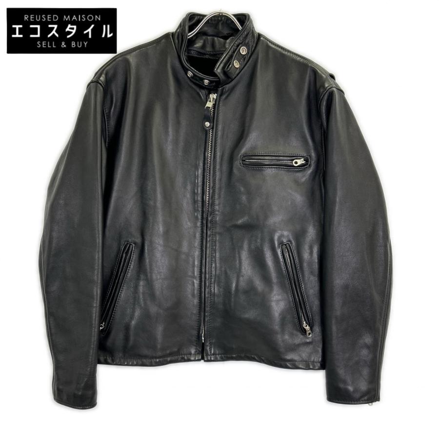 Schott N.Y.C（ショット） SCHOTT 641 ブラック ライナー付き シングル 