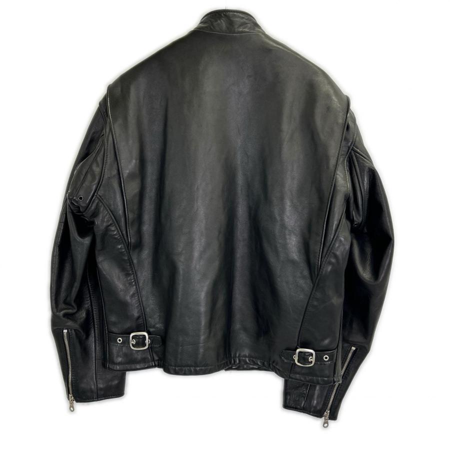 schott ショット 641 ブラック ライナー付き シングル ライダースジャケット 42 SCHOTT（ショット） 641 ブラック ライナー付き シングル ライダース