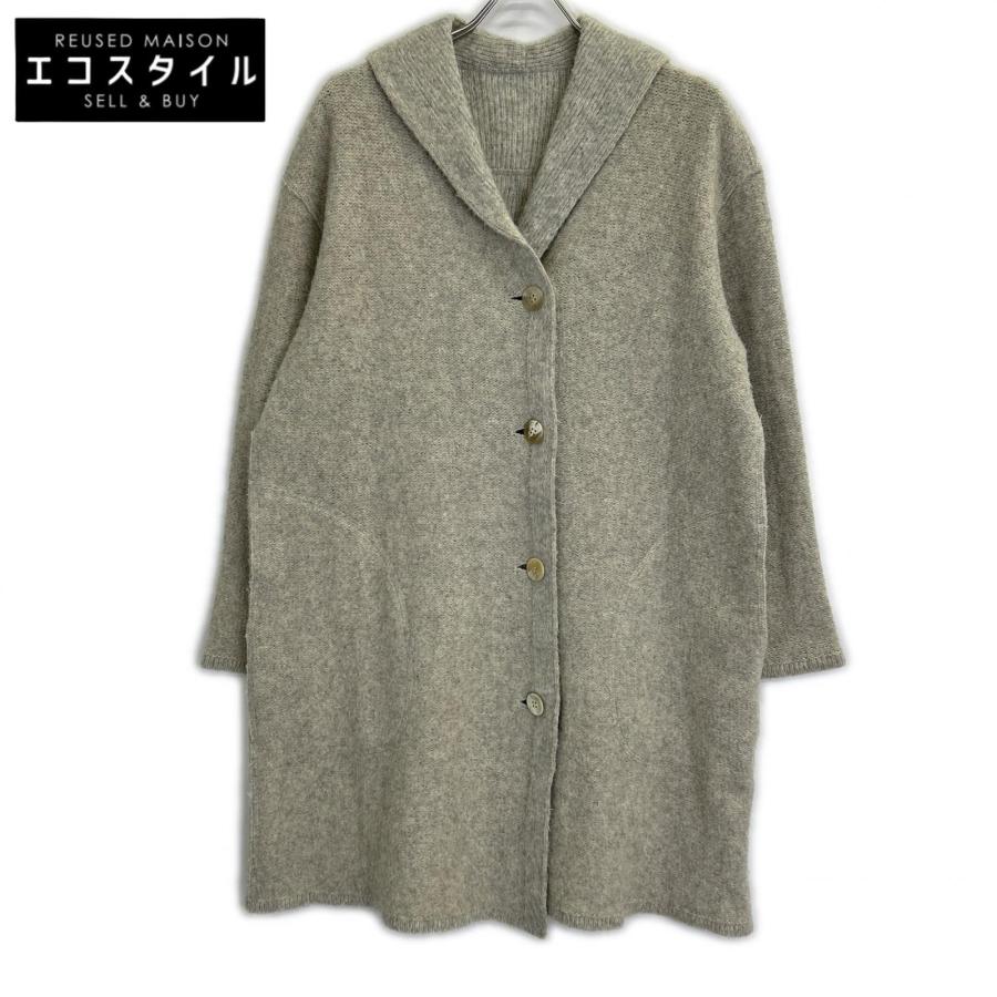 イッセイミヤケ ISSEY MIYAKE コート ショールカラー ロングコート