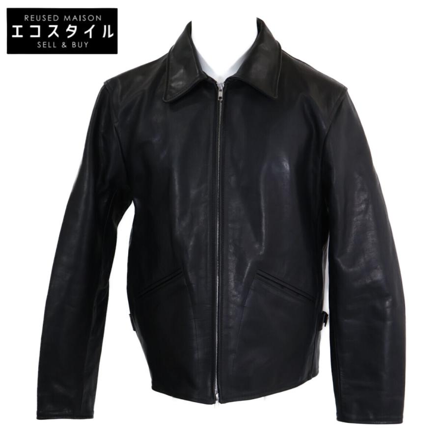 美品 JAMES GROSE ジェームスグロース SS25JAM-06 HORSE CARLTON ZIP