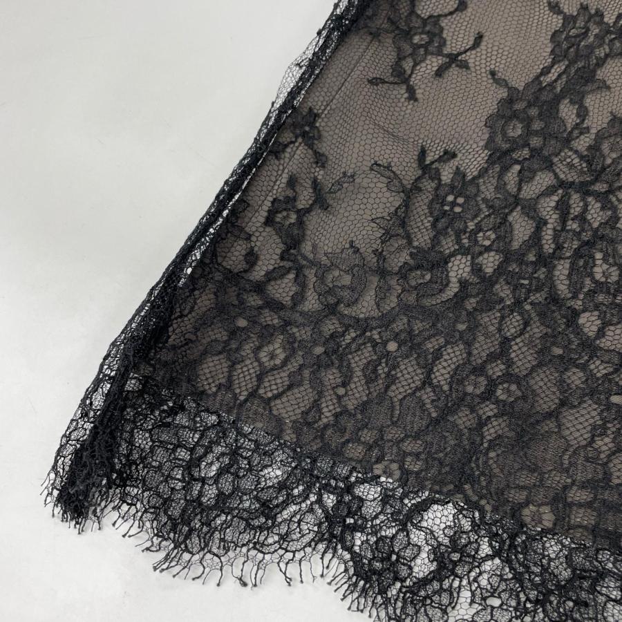 FOXEY BOUTIQUE フォクシーブティック  41520 ﾌﾞﾗｯｸ Leticia ﾌﾗﾜｰ ﾚｰｽ ﾉｰｽﾘｰﾌﾞﾄｯﾌﾟｽ 38 FOXEY BOUTIQUE フォクシーブティック 41520 ブラック Leticia