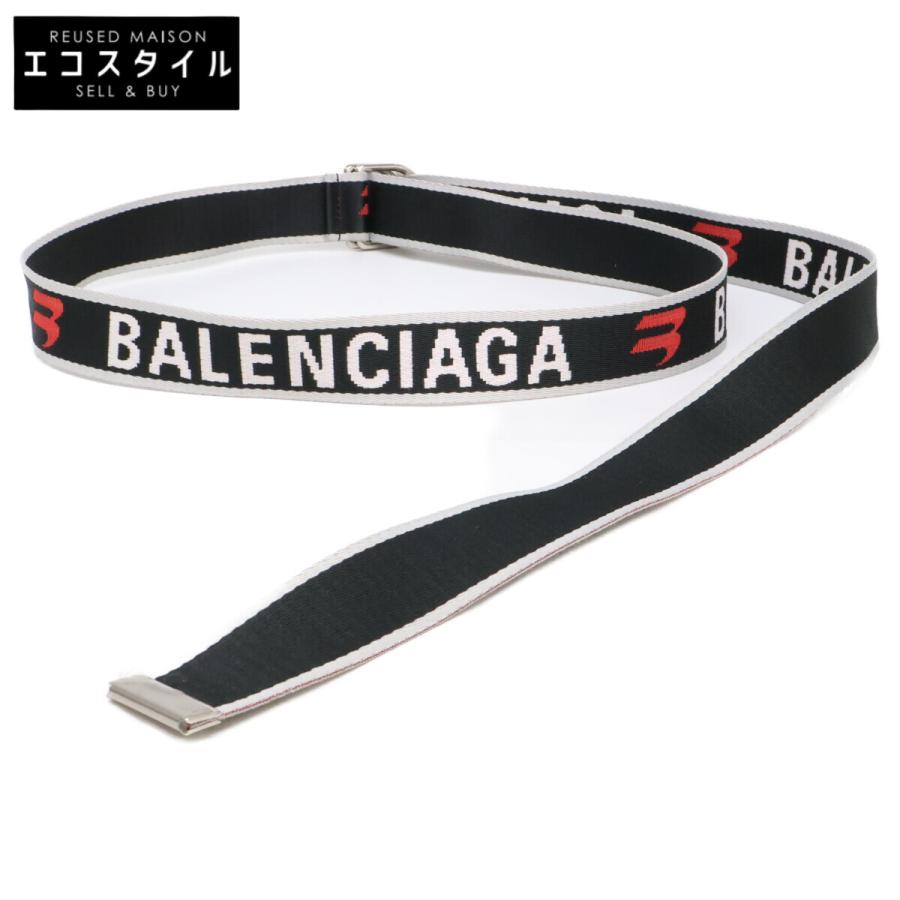 BALENCIAGA（バレンシアガ） D Ring Dリング ロゴ ジャカード ベルト