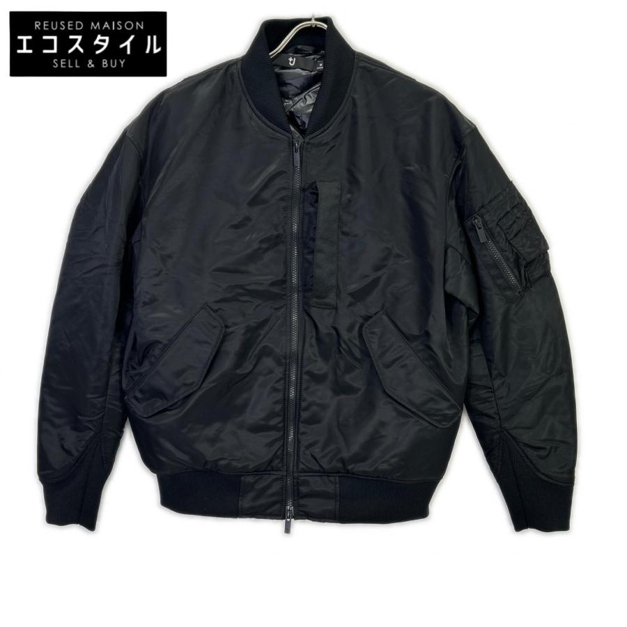 【美品】UNIQLO +J ボンバージャケット　MA-1　ブラック UNIQLO ユニクロ +J ジルサンダー ブラック ハイブリッドダウン