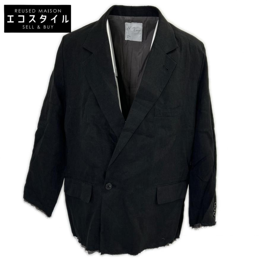 新品同様/ ANCELLM アンセルム ANC-JK70 100/S LINEN TAILORED JACKET