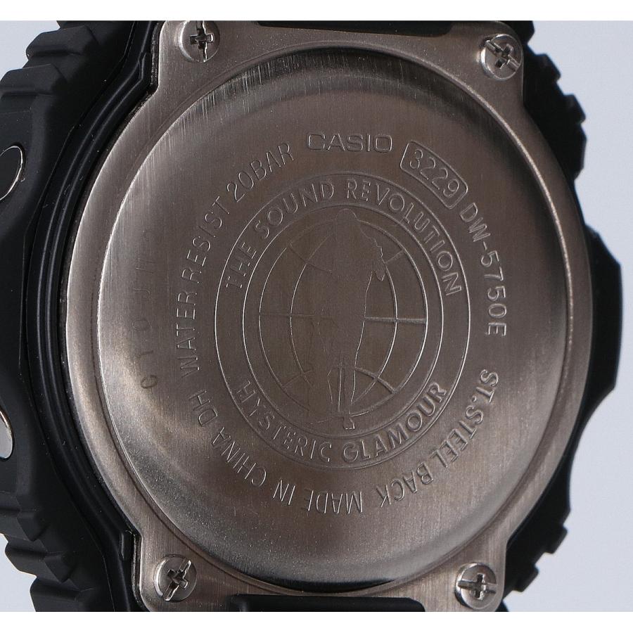 新品同様/ G-SHOCK ジーショック DW-5750E ×HYSTERIC GLAMOUR ラバー