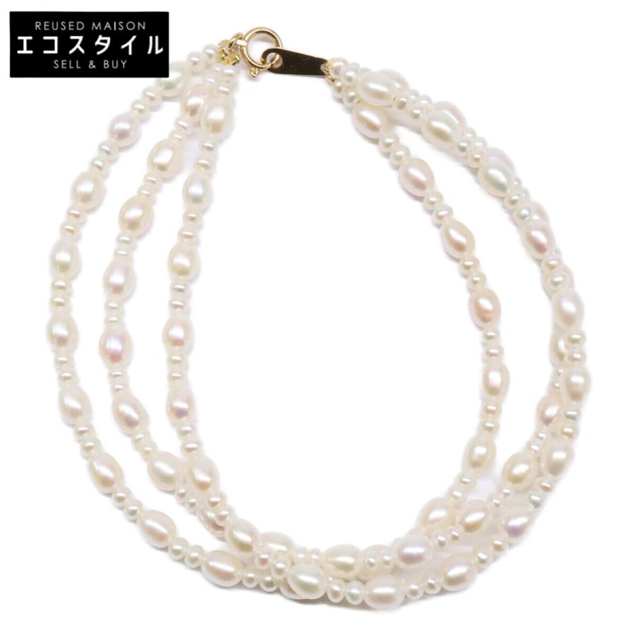 MIKIMOTO（ミキモト） K18 バロックパール 3連 ブレスレット 