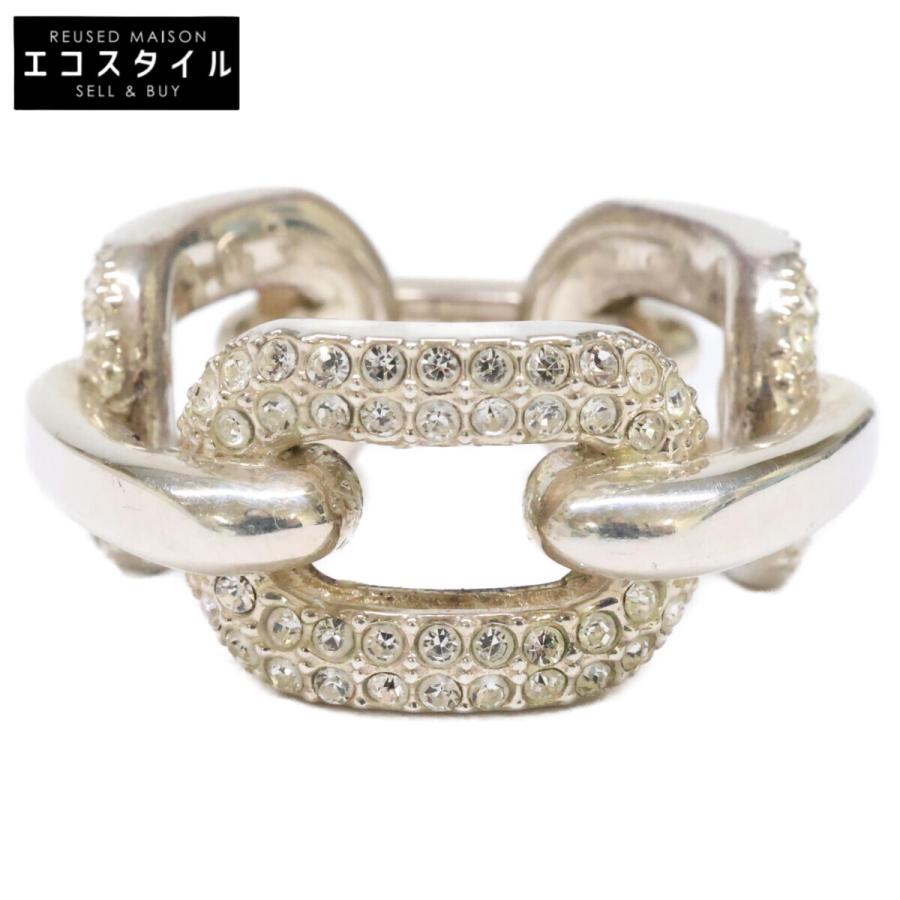 AMBUSH チェーン 925シルバー リング AMBUSH（アンブッシュ） 925 CHAIN RING 2 CRYSTAL チェーン