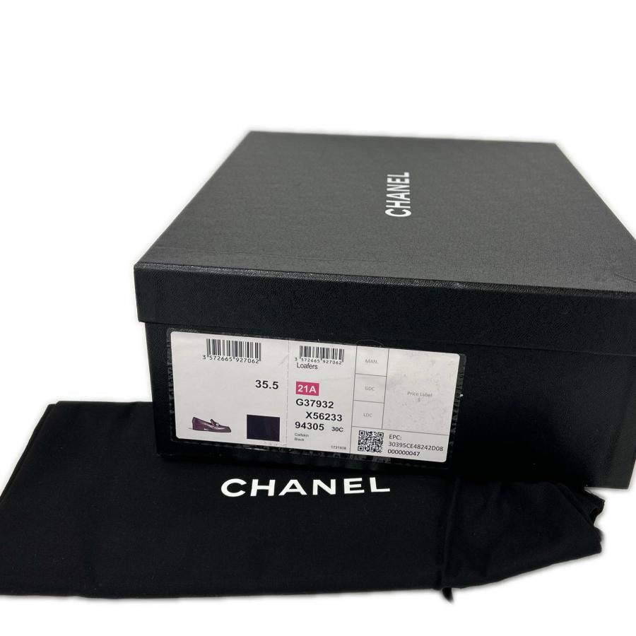CHANEL（シャネル） 21A G37932 ココマーク キルティングローファー 35