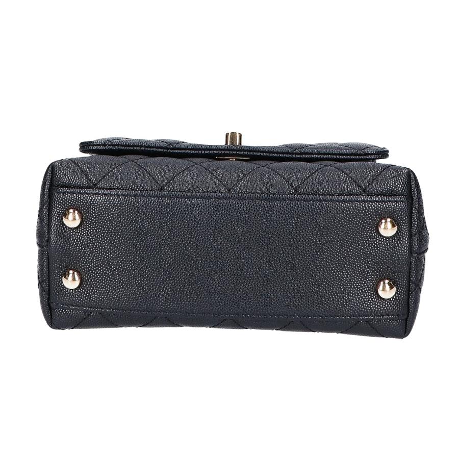 CHANEL（シャネル） 美品 ブラック AS2215 キャビアスキン ココ 