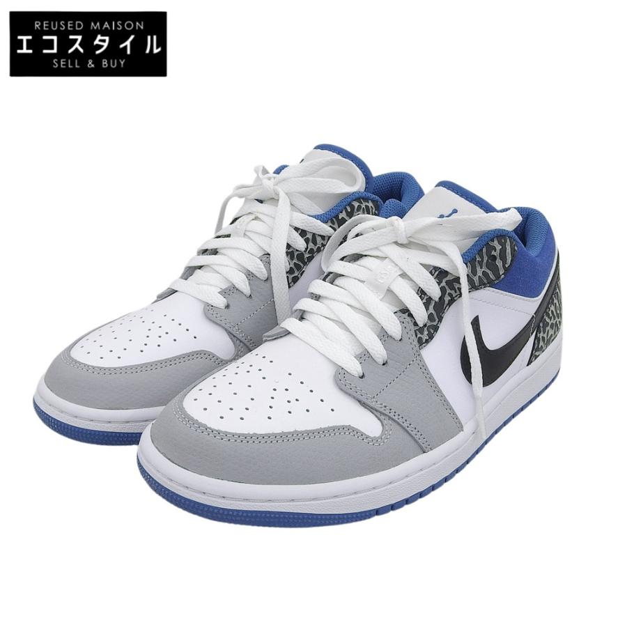 NIKE（ナイキ） 新品同様 エアジョーダン1 ロー SE トゥルー ブルー 