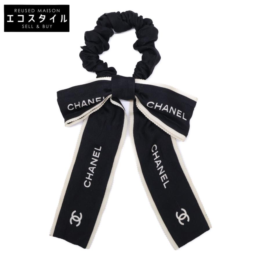 CHANEL（シャネル） ロゴリボン ヘアゴム シュシュ ヘアアクセサリー
