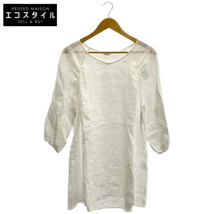 TABASA（タバサ） D1751FAS016 ホワイト リネンボイルチュニック 