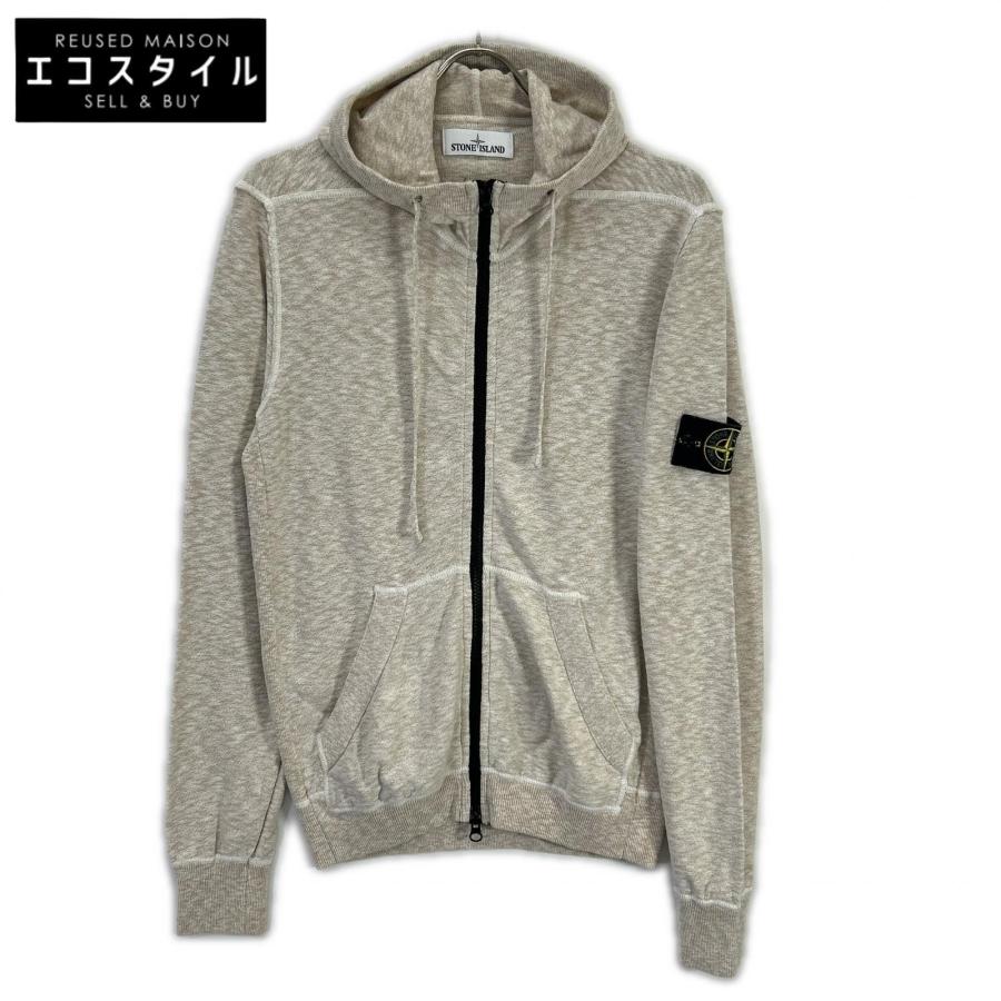 STONE ISLAND ストーンアイランド 6415538B0 ベージュ ジップパーカー
