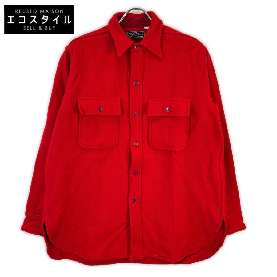 THE REAL MCCOY'S ザリアルマッコイズ 【8HOUR UNION】レッド ウール CPOシャツ 16 THE REAL McCOY'S（ザ・リアルマッコイズ） 【8HOUR UNION】レッド