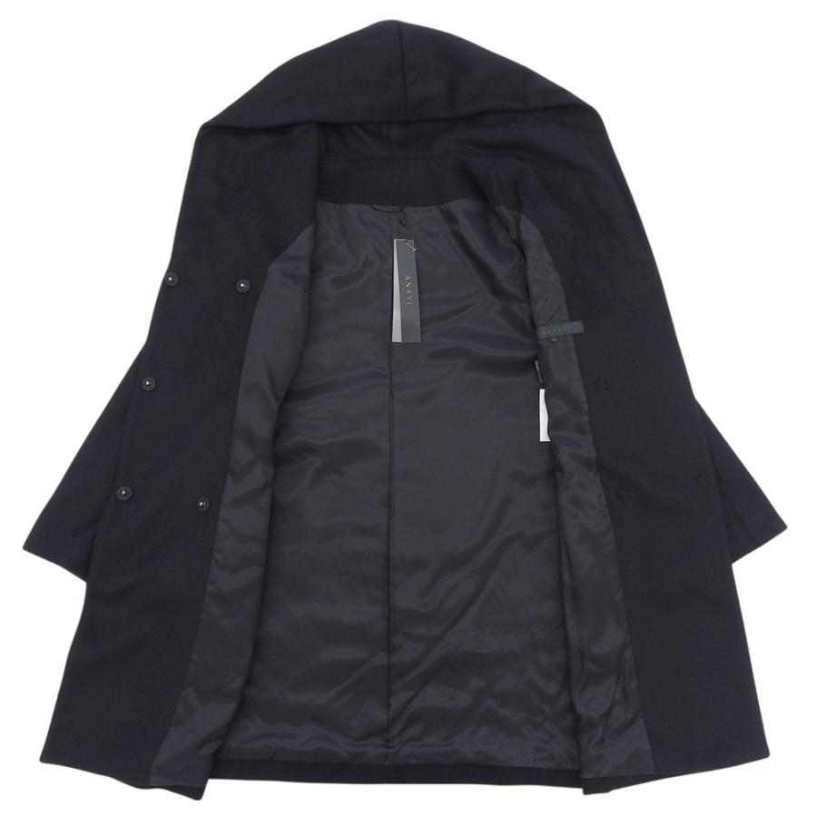 ANAYI（アナイ） 新品同様 ウール カシミヤ混 フーディー コート