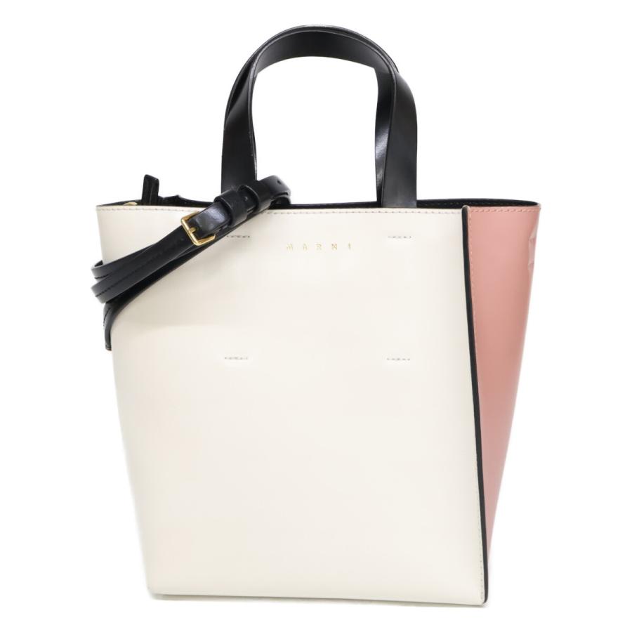 MARNI（マルニ） 美品/ Museo ミュゼオ ミニ レザー 2WAYショルダー 