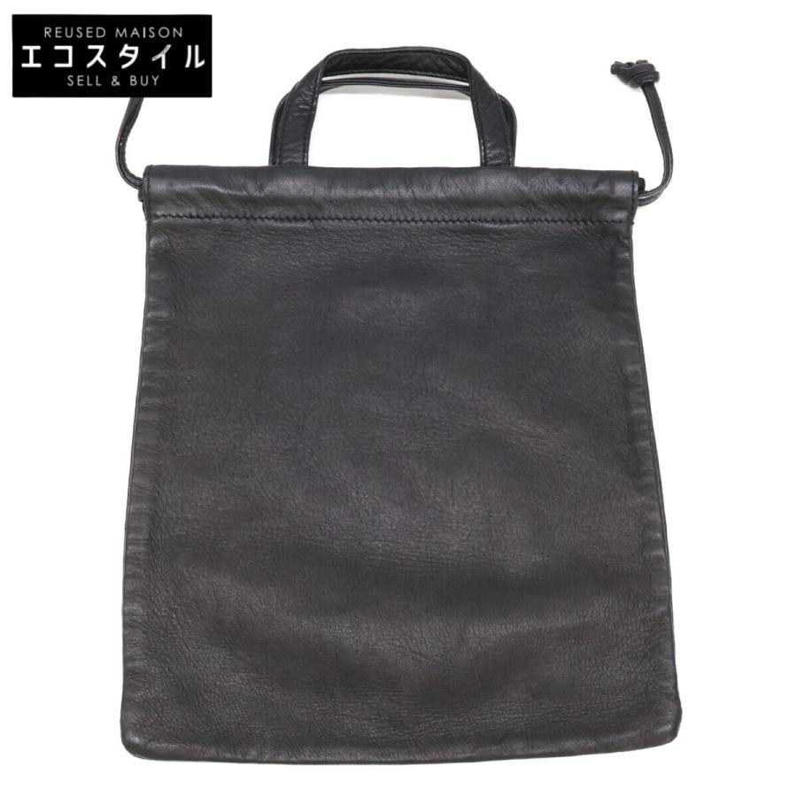 新品同様/ Aeta アエタ Double Faced DRAWSTRING POUCH +handle : M
