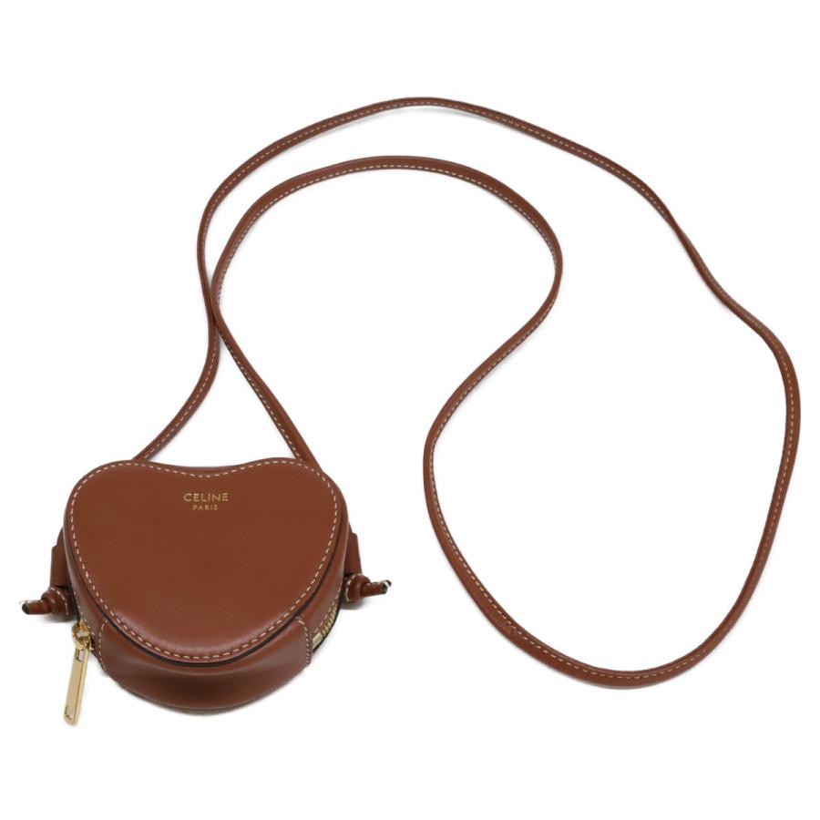 CELINE（セリーヌ） マイクロ レザー ハート ミニ クロスボディバッグ