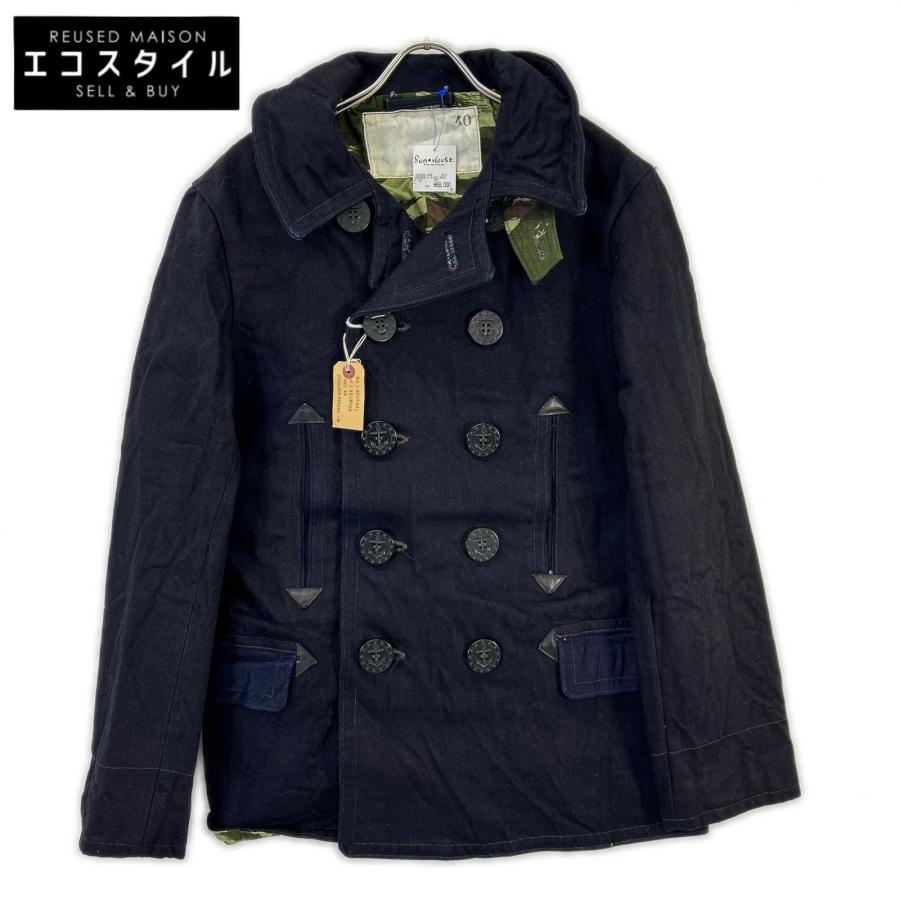 MISTER FREEDOM ミスターフリーダム MFSC(SAIGON COWBOY) 16oz. MIDNIGHT DENIM P-JACKET ブラック 40 ジャケット デニム メンズ 中古