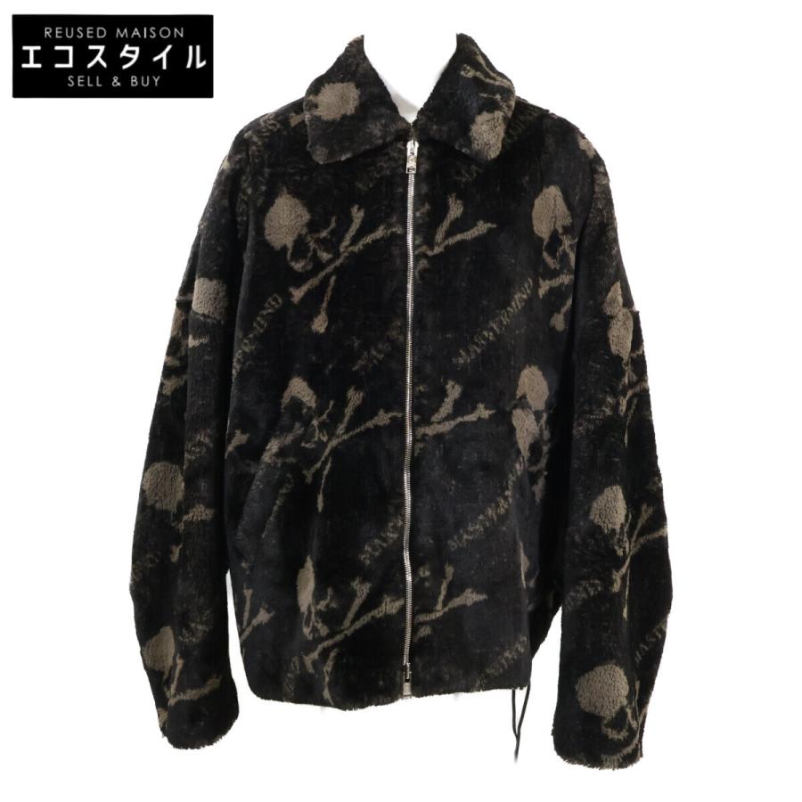 mastermind マスターマインド 【美品】MJ22E09-BL025 FAUX FUR ZIP JACKET スカル ジップアップ ファージャケット XL 美品/ mastermind マスターマインド MJ22E09-BL025 FAUX FUR ZIP
