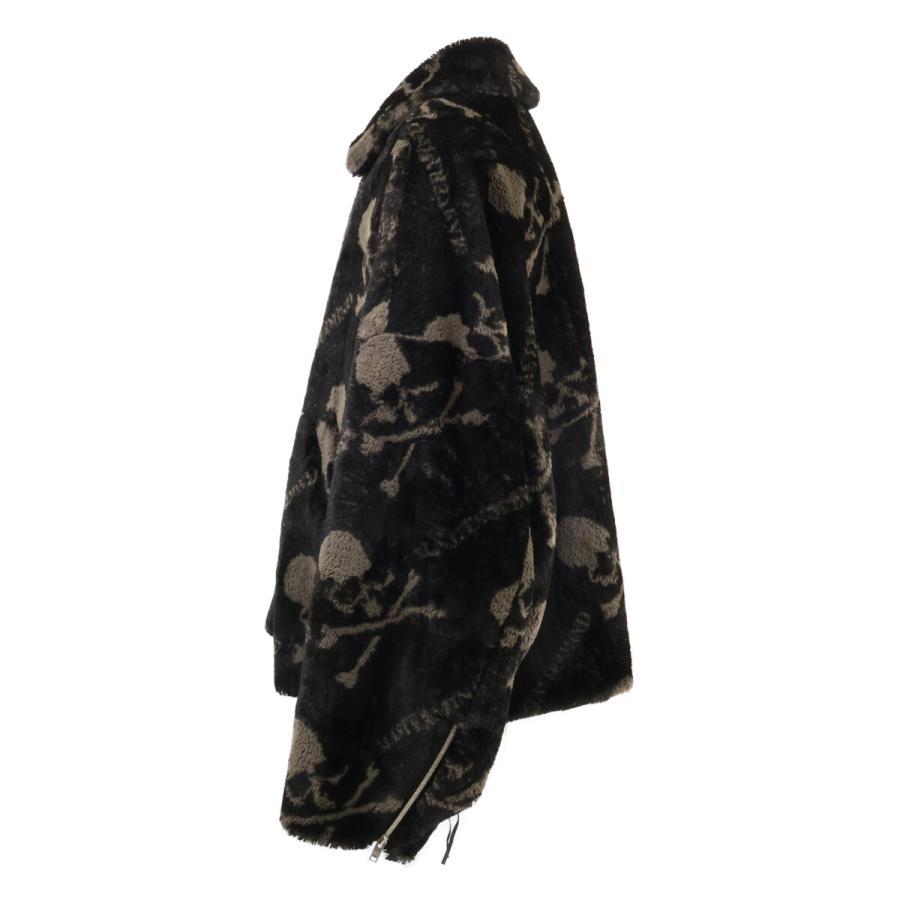 美品/ mastermind マスターマインド MJ22E09-BL025 FAUX FUR ZIP