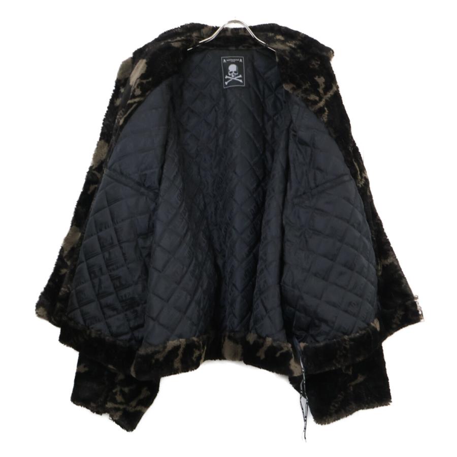美品/ mastermind マスターマインド MJ22E09-BL025 FAUX FUR ZIP