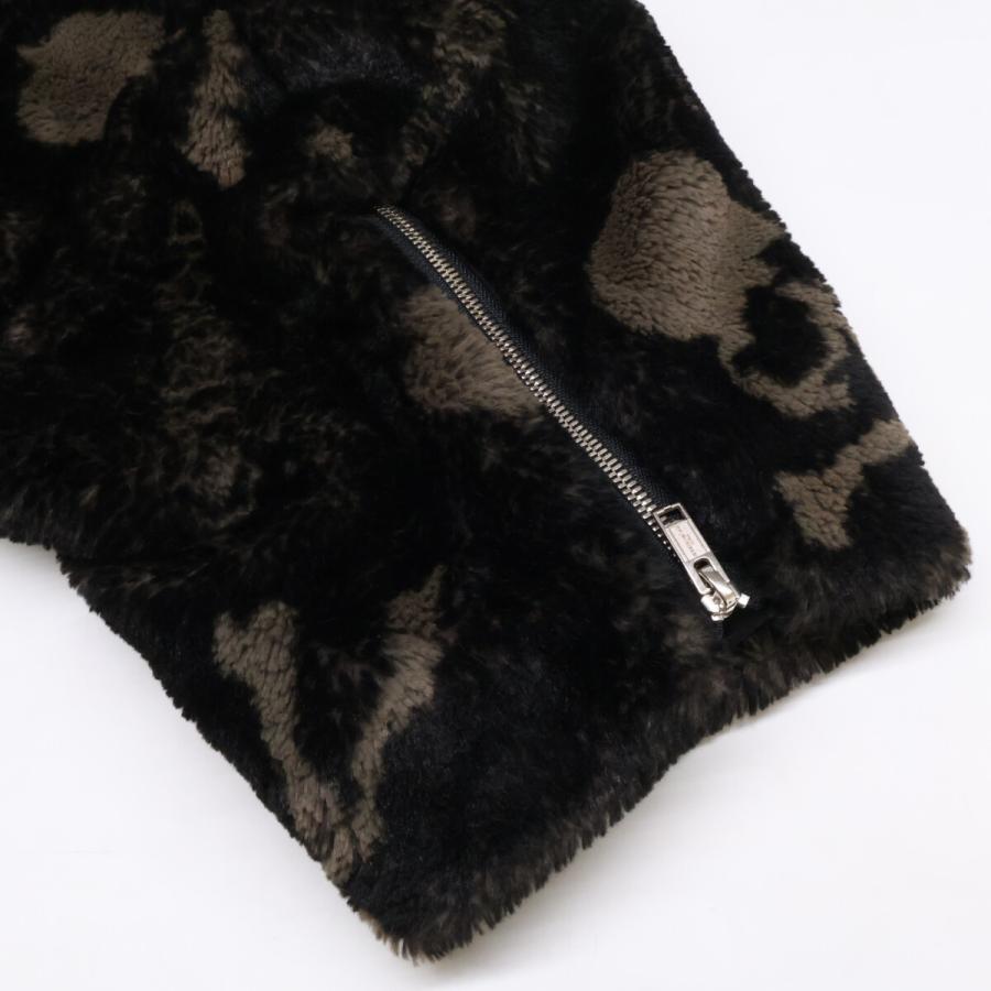 mastermind マスターマインド 【美品】MJ22E09-BL025 FAUX FUR ZIP JACKET スカル ジップアップ ファージャケット XL 美品/ mastermind マスターマインド MJ22E09-BL025 FAUX FUR ZIP