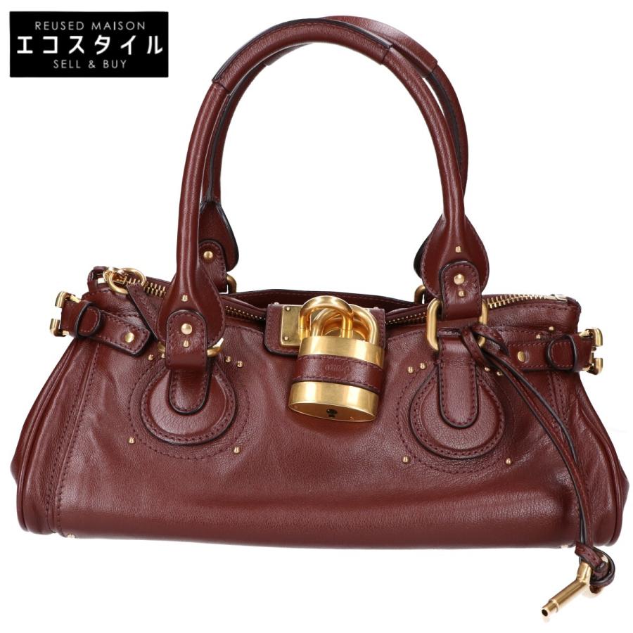 Chloe（クロエ） 新品同様 CH25WS802P7527M チェリーブラウン