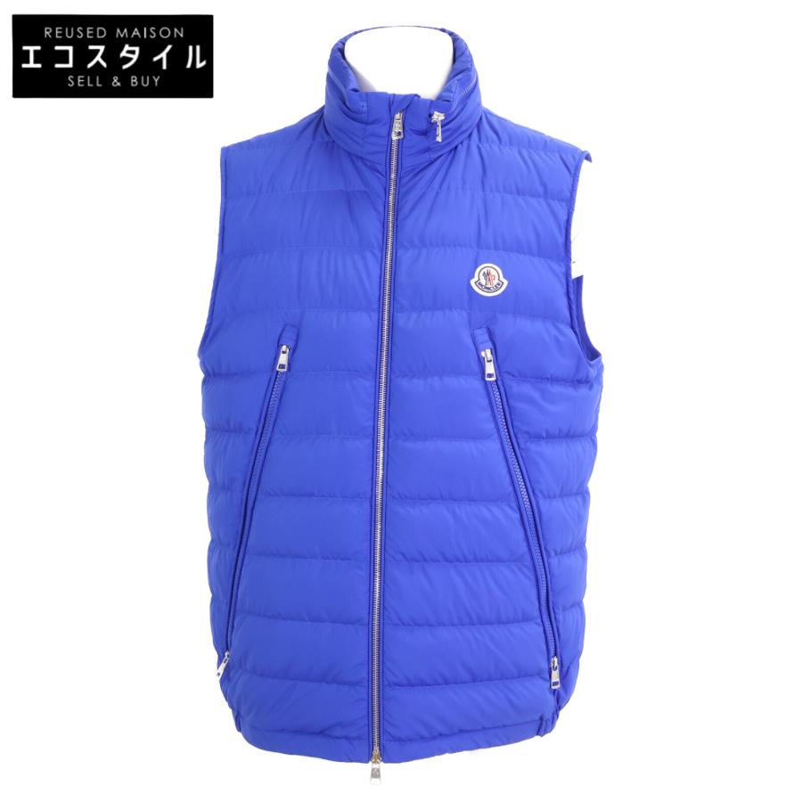 MONCLER（モンクレール） 美品/ ALBYT ダウン ベスト 3 ブルー メンズ 