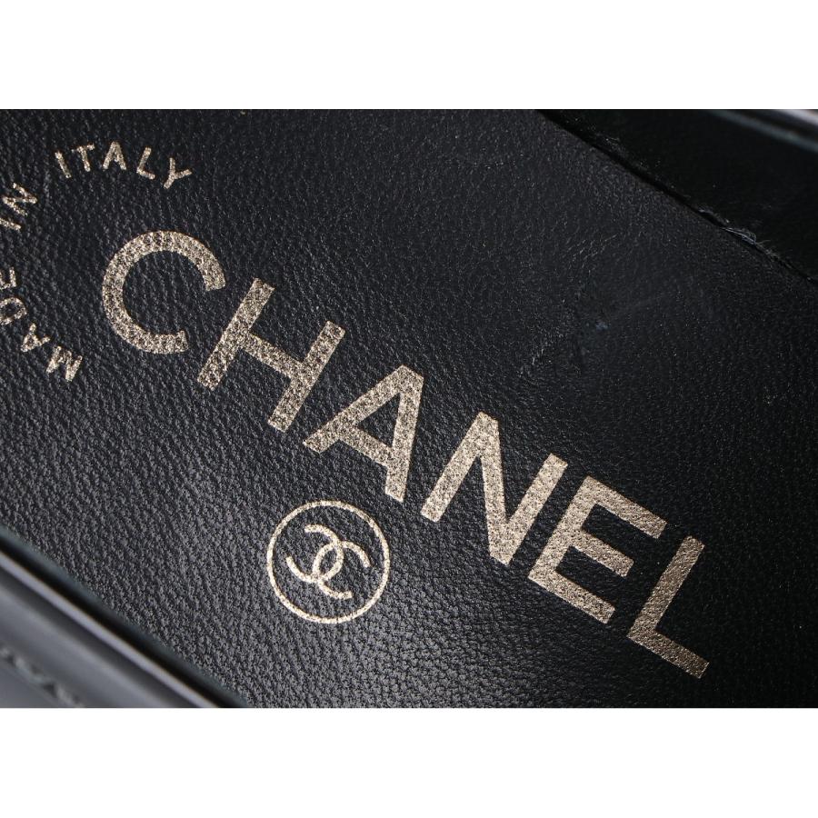 CHANEL（シャネル） X G37671 チェーンステッチ ココマーク ローファー