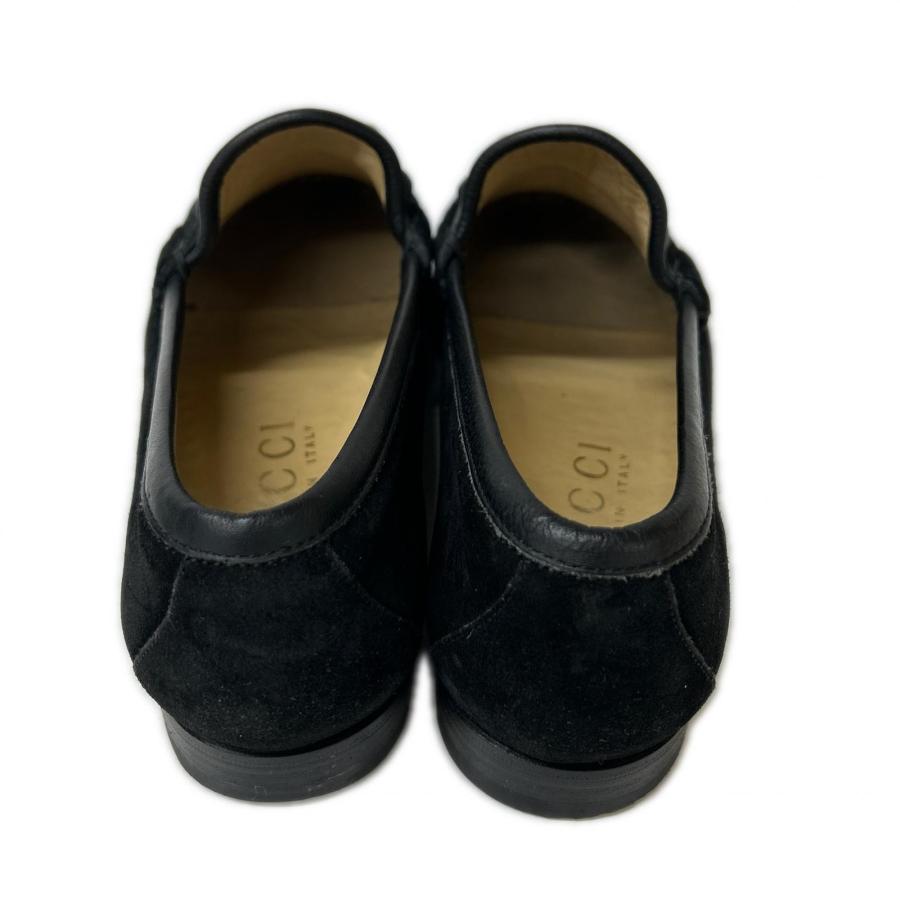 GUCCI（グッチ） 110 0009/2 スエード ホースビットローファー 40 1/2E