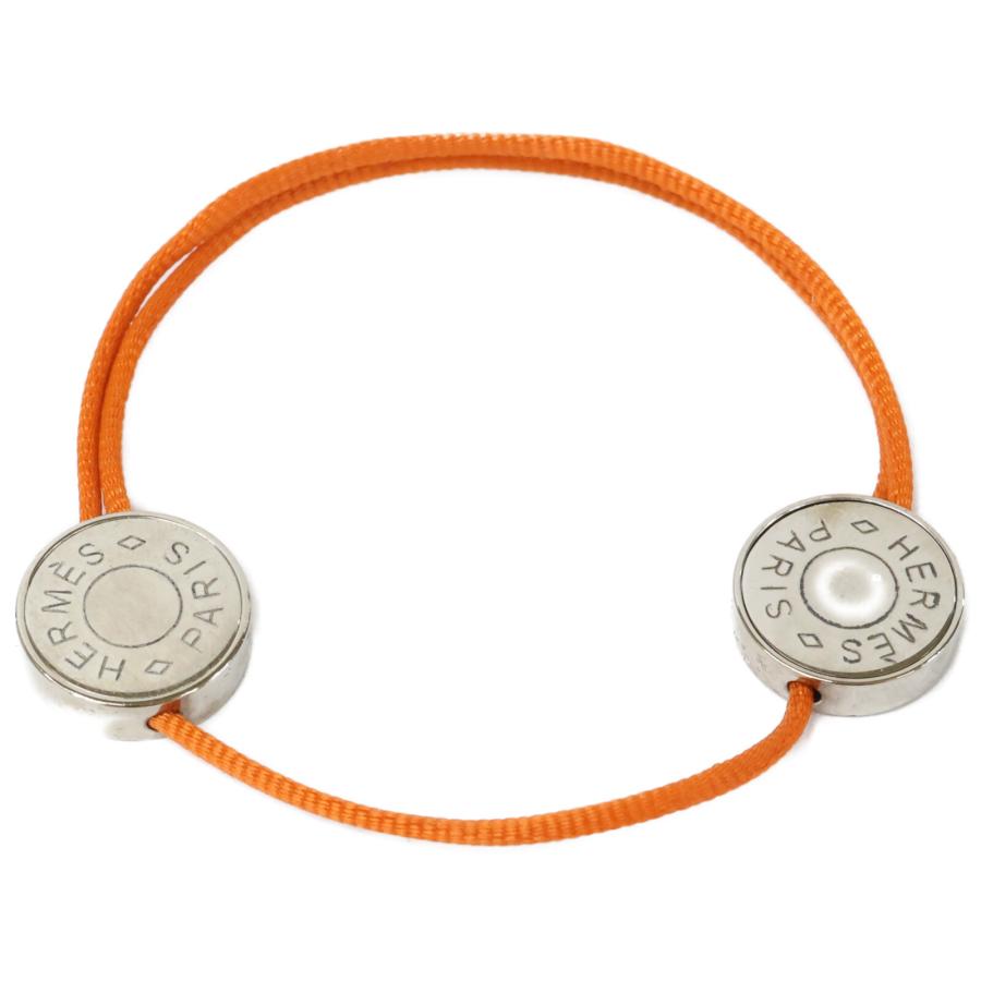HERMES（エルメス） セリエ シルバー金具 コード ブレスレット