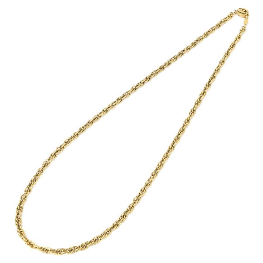CHANEL（シャネル） 1982 ココマーク チェーン ネックレス イエロー