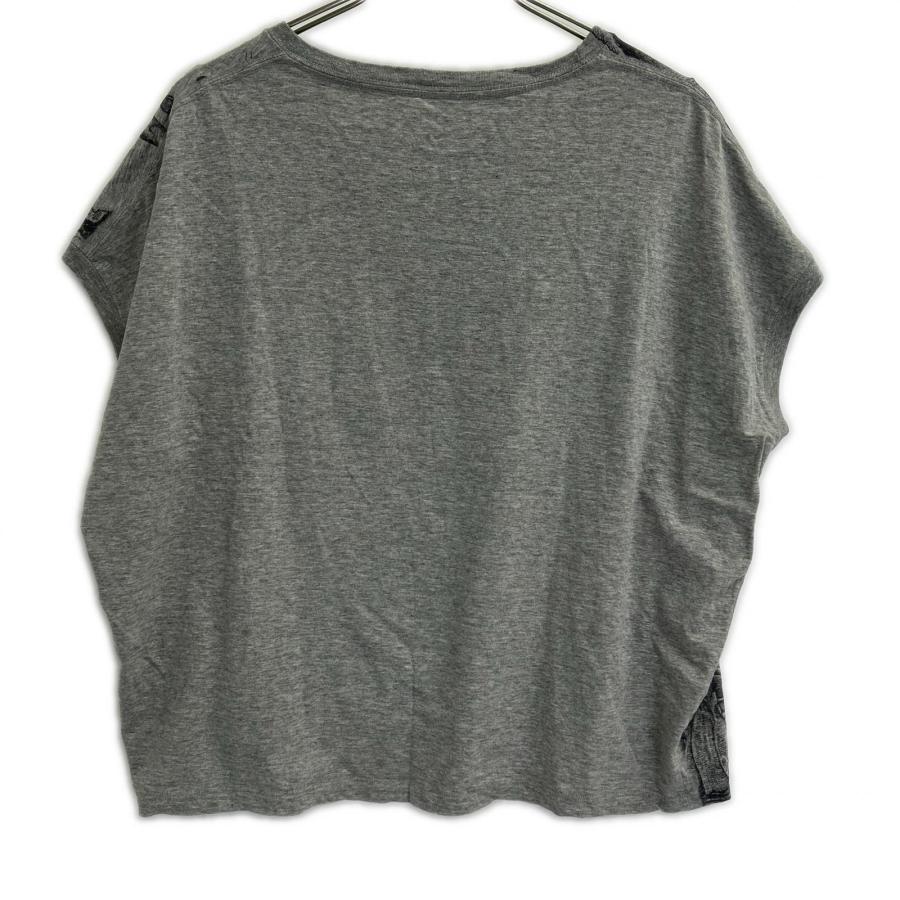 HIGUCHIYUKO ヒグチユウコ ポリス雑貨店 グレー ワイドTシャツ