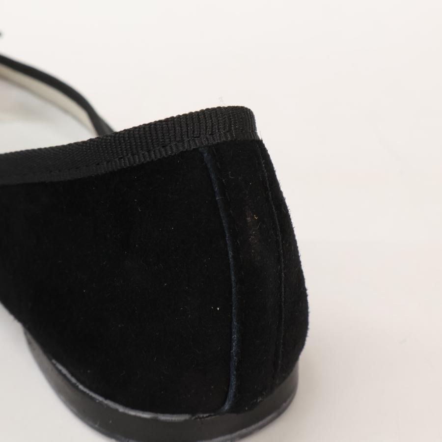 repetto（レペット） リボン スエード バレリーナ フラット シューズ