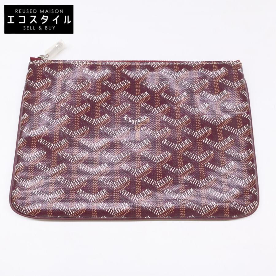 ゴヤール クラッチ ポーチ pm バーガンディ GOYARD（ゴヤール） 新品同様 セナPM クラッチバッグ ポーチ