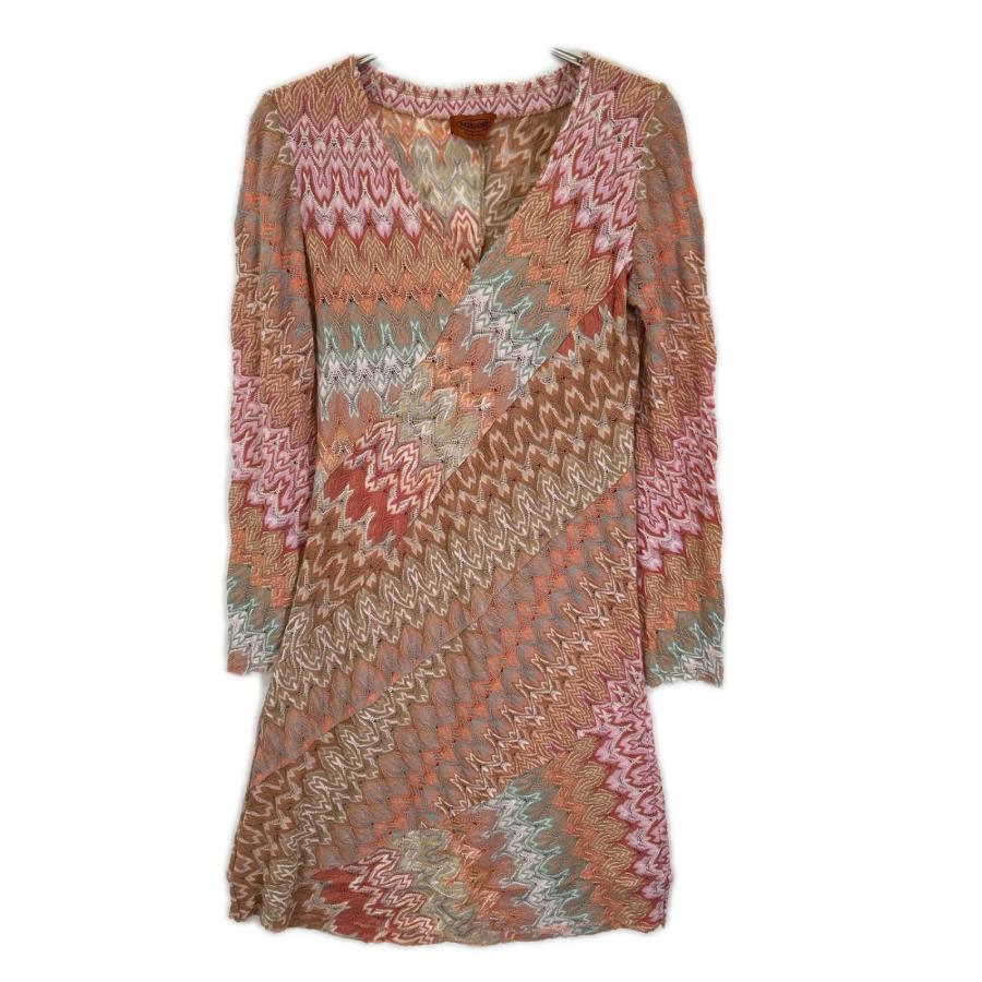 MISSONI（ミッソーニ） オレンジ レーヨンウール チュニック 