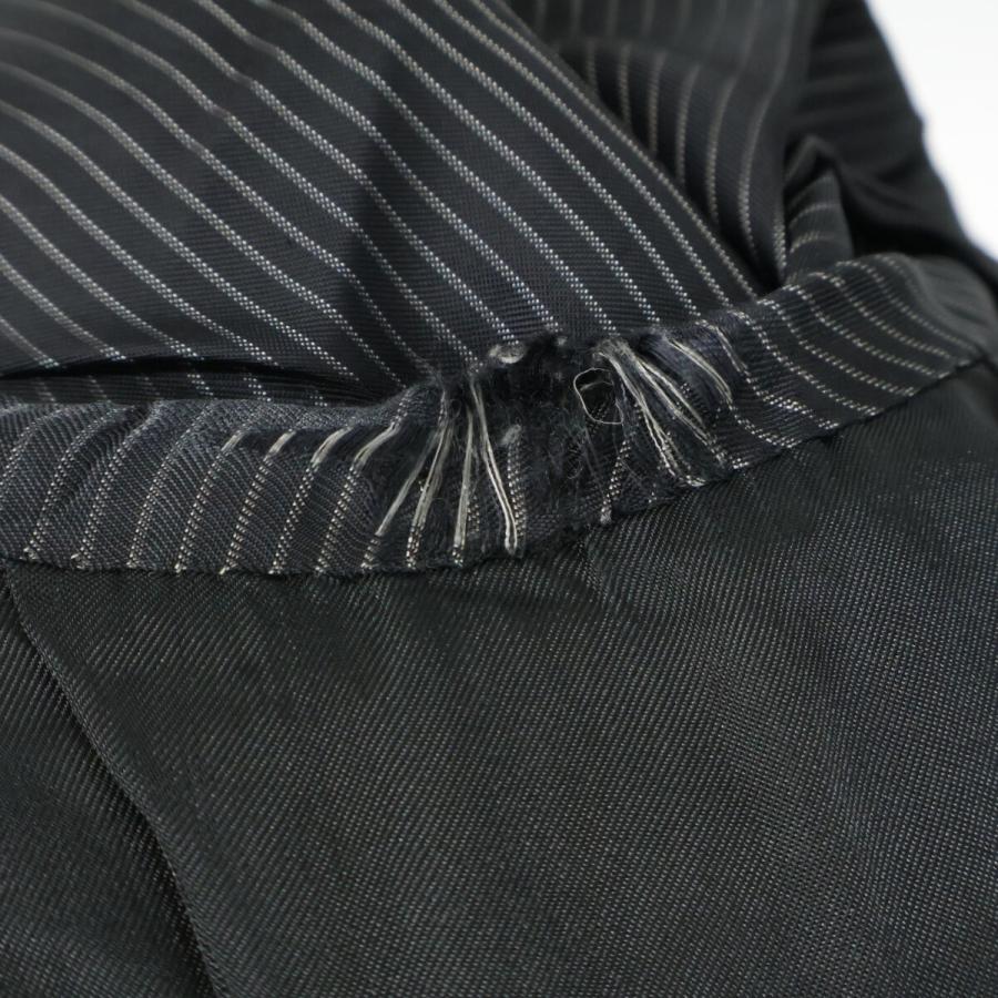 ピ*ル様 エディ期ディオールオム ストライプスーツ 44 Dior HOMME ディオールオム 5HH1021831 チャコールグレー エディ期