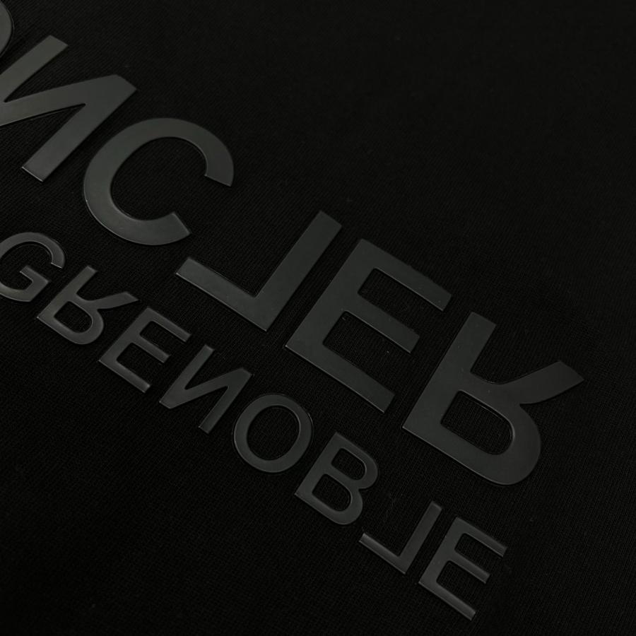 MONCLER（モンクレール） 22年 ブラック ラバーロゴ T-SHIRT MANICA