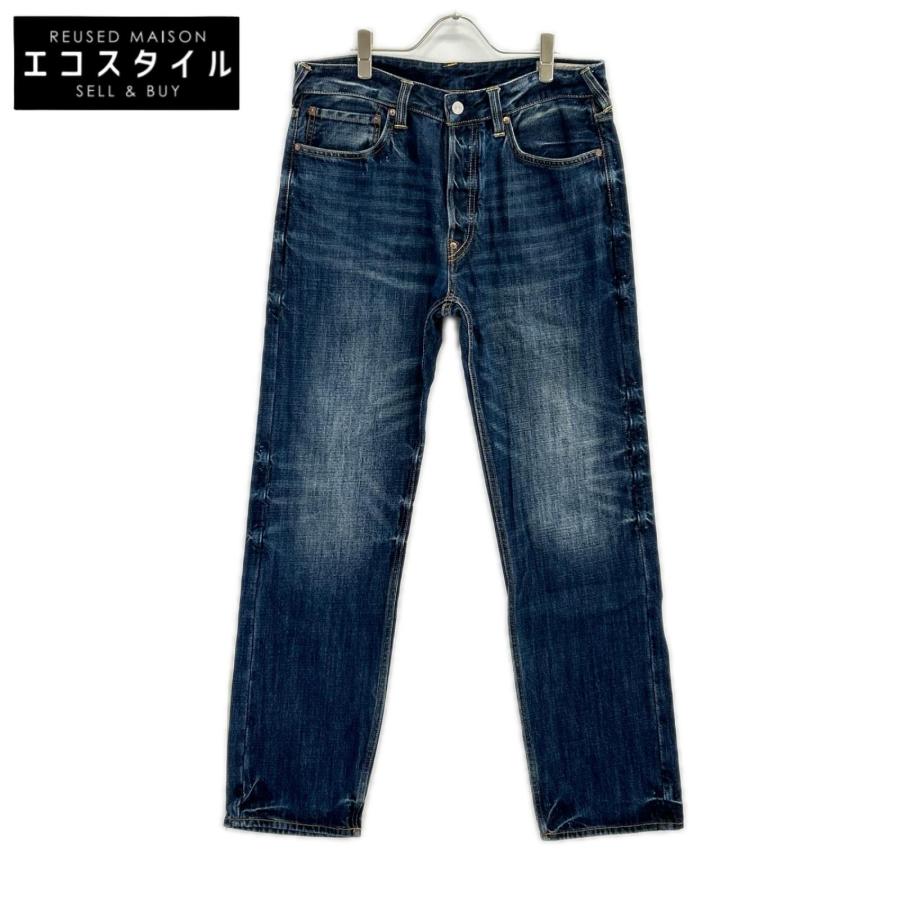 EVISU エヴィス デニム W34 大黒 インディゴ EVISU（エヴィス） インディゴ 大黒プリント バギーフィット デニム