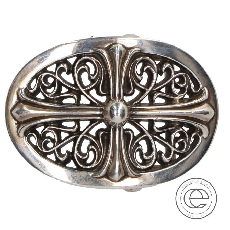 Chrome Hearts クロムハーツ Classic Oval Belt Buckle ラシックオーバル クロス ベルトバックル シルバー メンズ Hwerner Dk