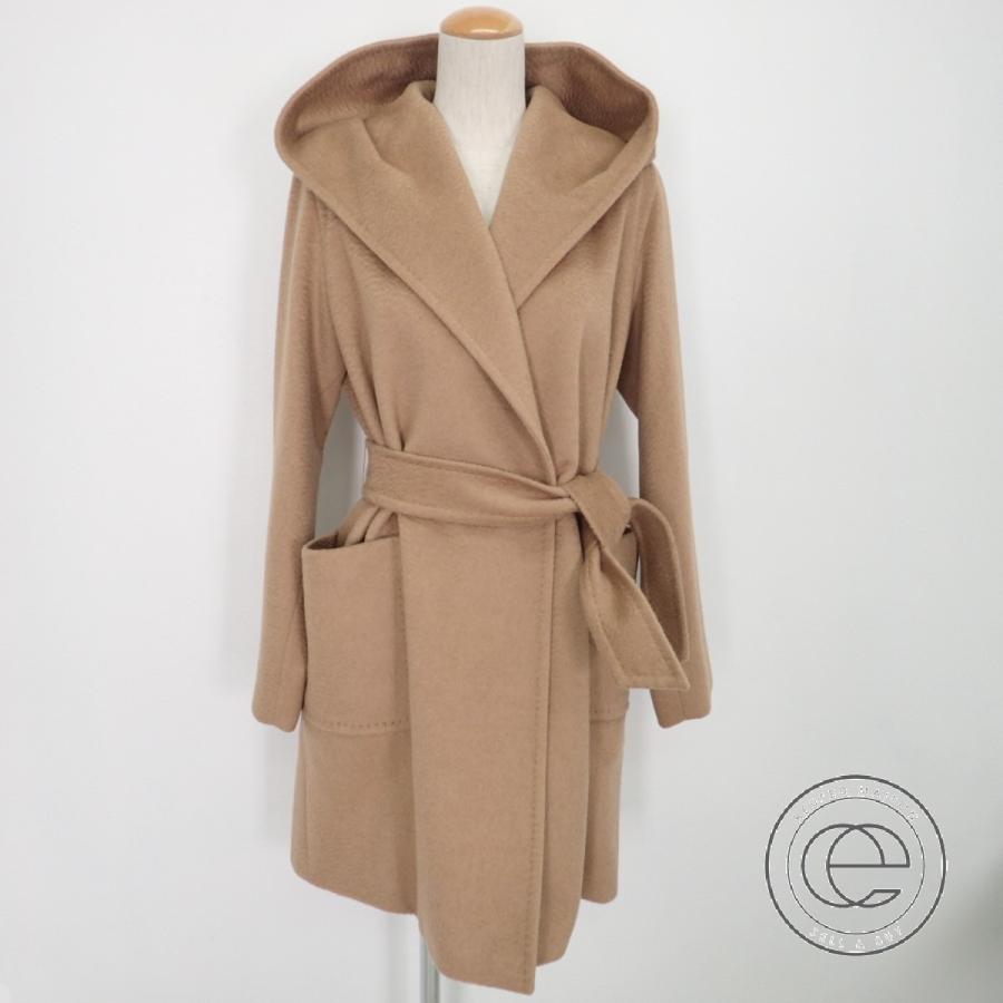 美品 国内正規 Max Maraマックスマーラ ベージュ フーデッドガウンコート40 ブランドショップエコスタイル キャメル100 レディース レディース ならショッピング ランキングや口コミも豊富なネット通販 更に