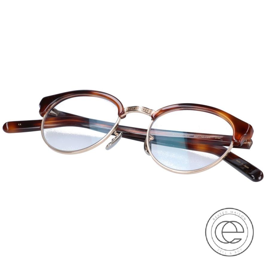 Oliver Peoples オリバーピープルズ Mp 15 Xl サーモントブロー コンビフレーム 度入りレンズ 眼鏡 Dark Mahogany メンズ ブランドショップエコスタイル 通販 Yahoo ショッピング