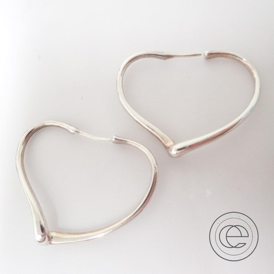 Tiffany Amp Amp Co ティファニー オープンハート フープピアス Ag925 シルバー レディース ブランドショップエコスタイル 通販 Yahoo ショッピング