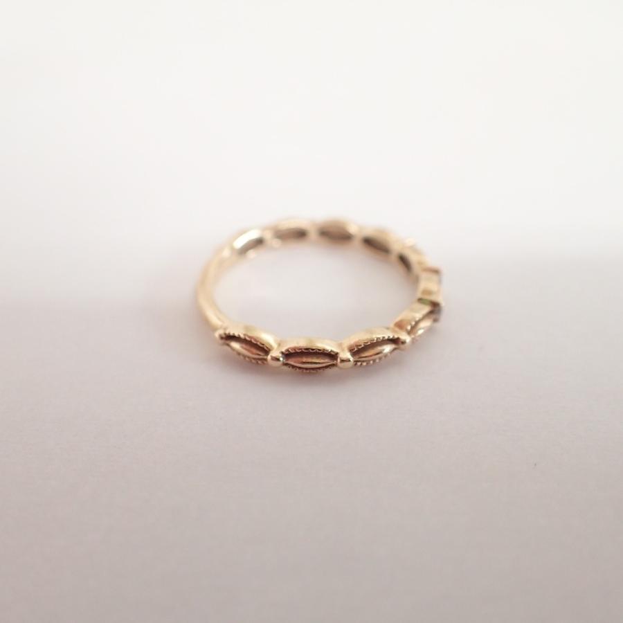 agete（アガット） K10 3P 0.02ct ダイヤモンド リング・指輪 イエロー